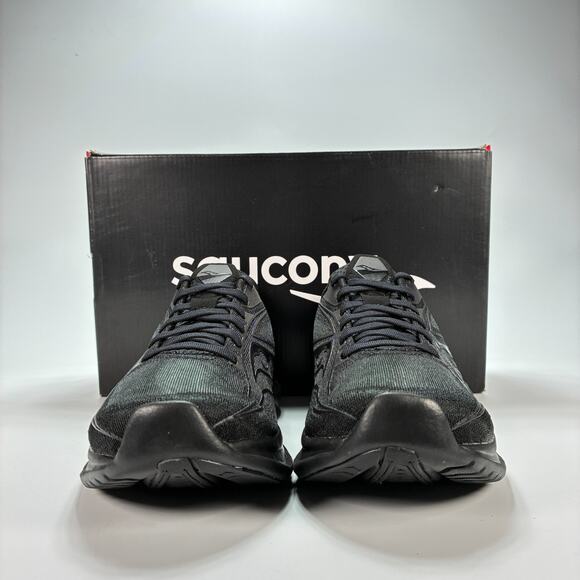Saucony Kinvara 13 Triple Black Lightweight Running Shoes S10723-14 Womens Sz 10 - Picture 2 of 8
